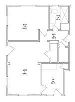 Red Door Apartment Floorplan